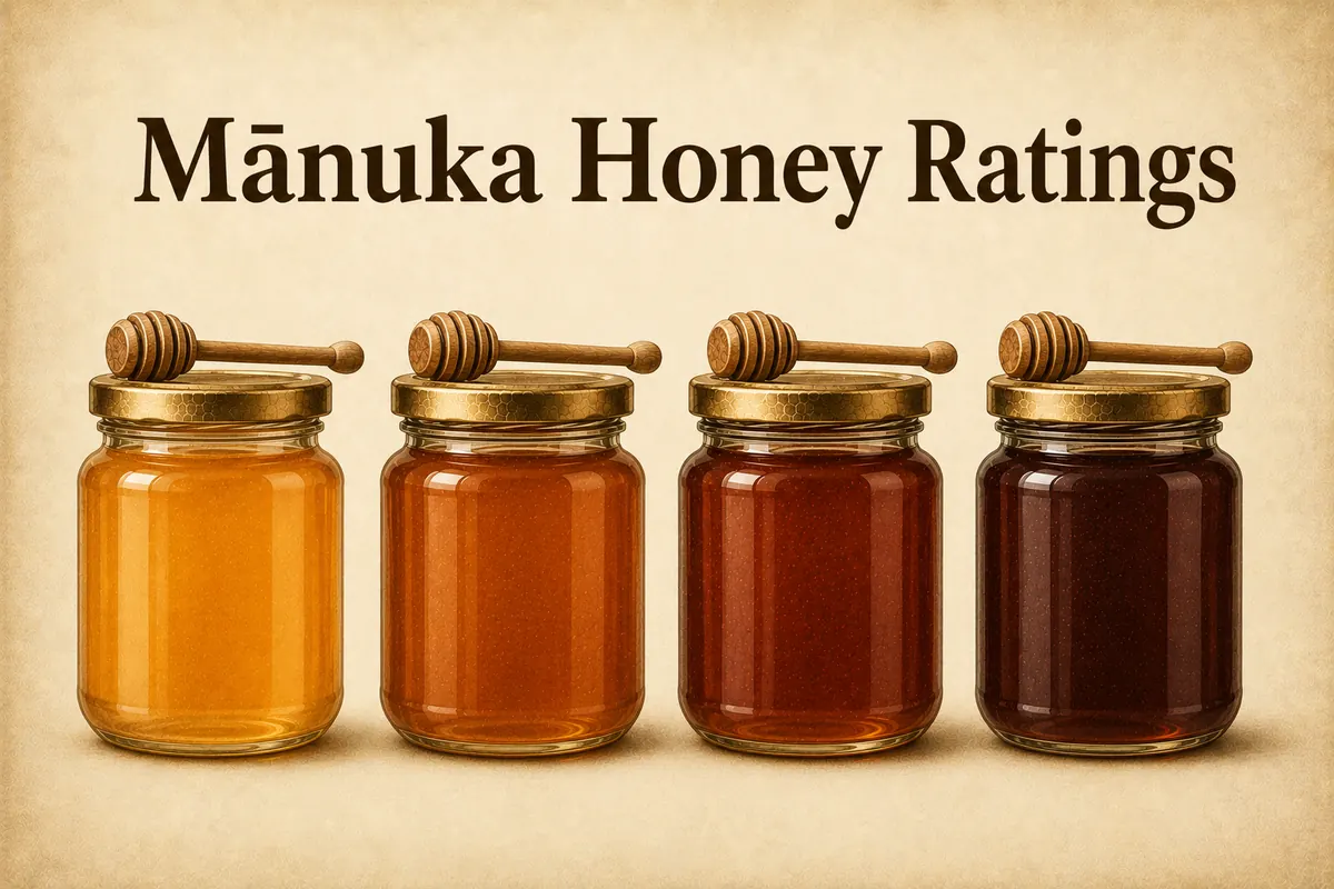 Manuka Honey Ratings Explained: UMF, MGO, NPA, and KFactor