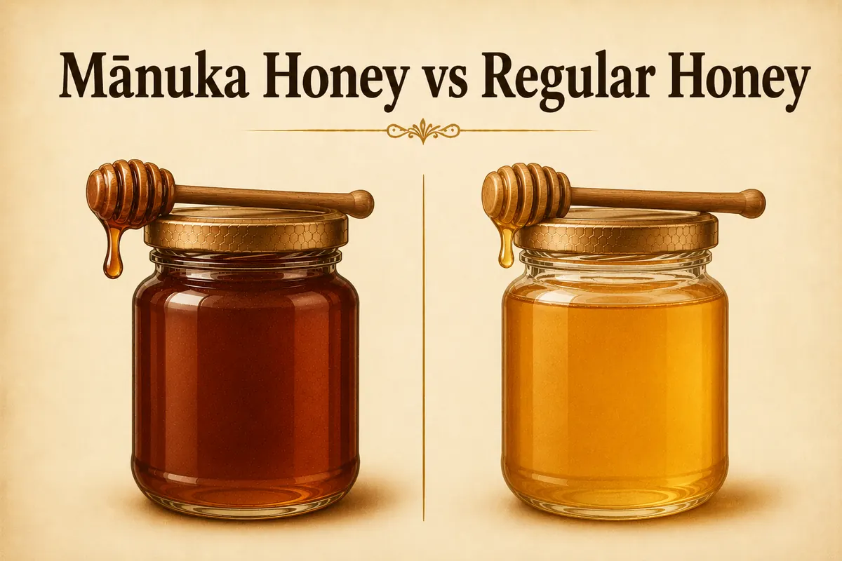 Manuka Honey vs Regular Honey: All the Differences
