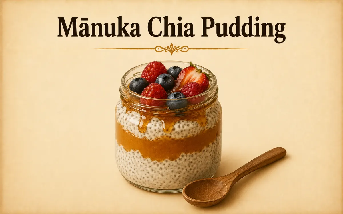 Manuka Honey Infused Chia Pudding