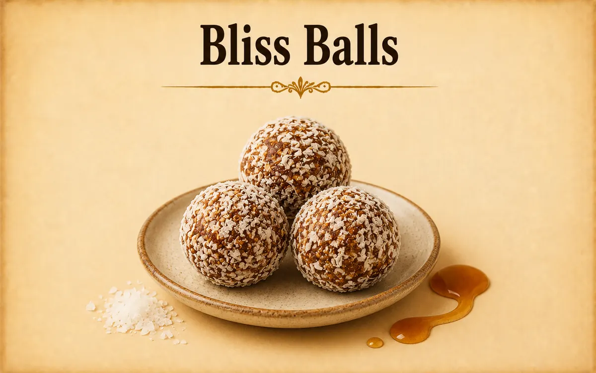 Salted Caramel Bliss Balls with Manuka Honey