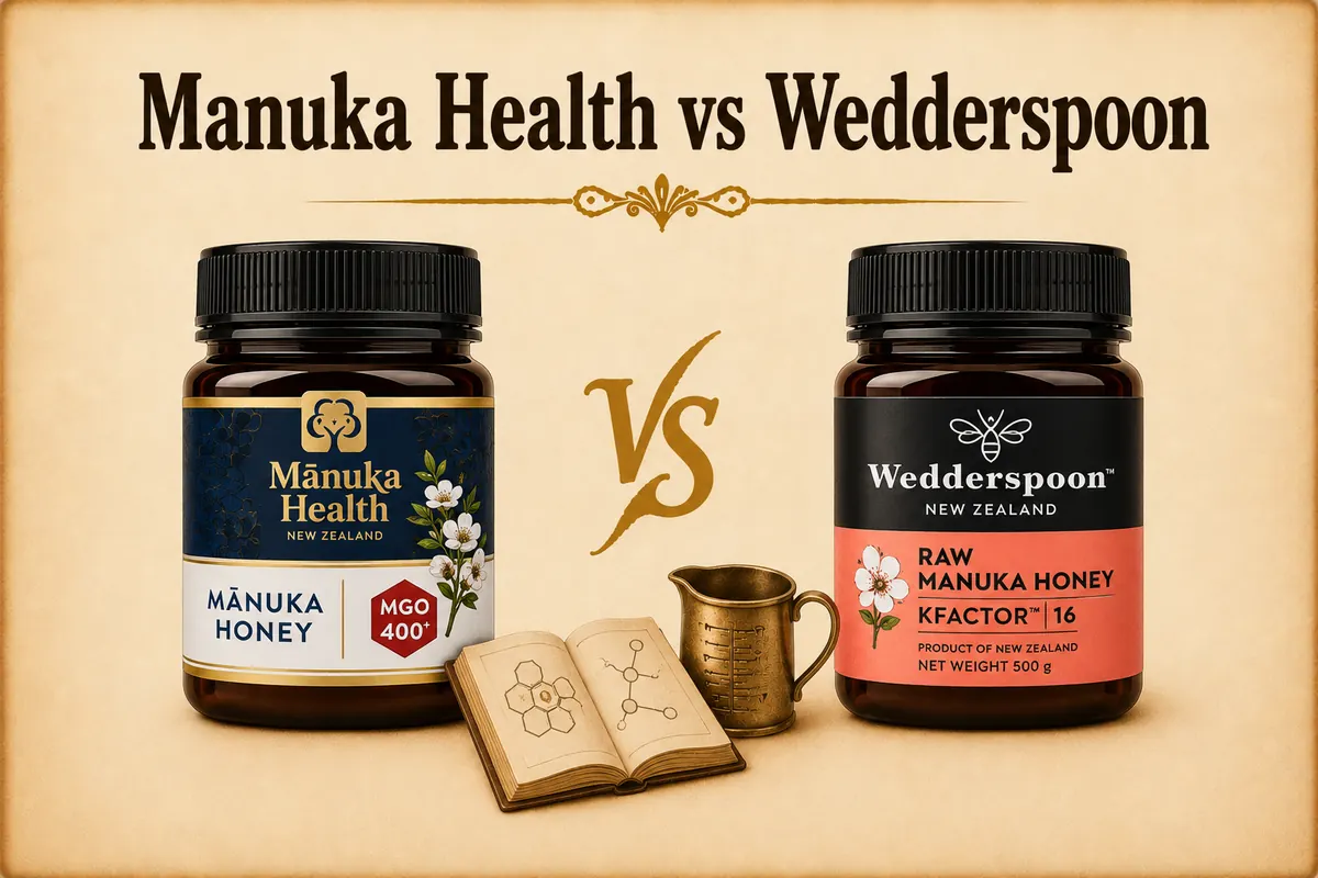 Manuka Health vs Wedderspoon: UMF or KFactor?